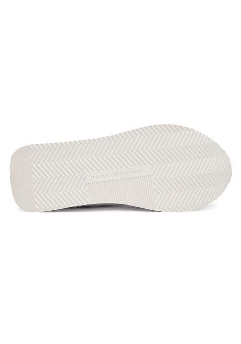Tommy Hilfiger Leather Runner Shoes White Women TOMMY HILFIGER | Sneakers | FW0FW08696-YBS